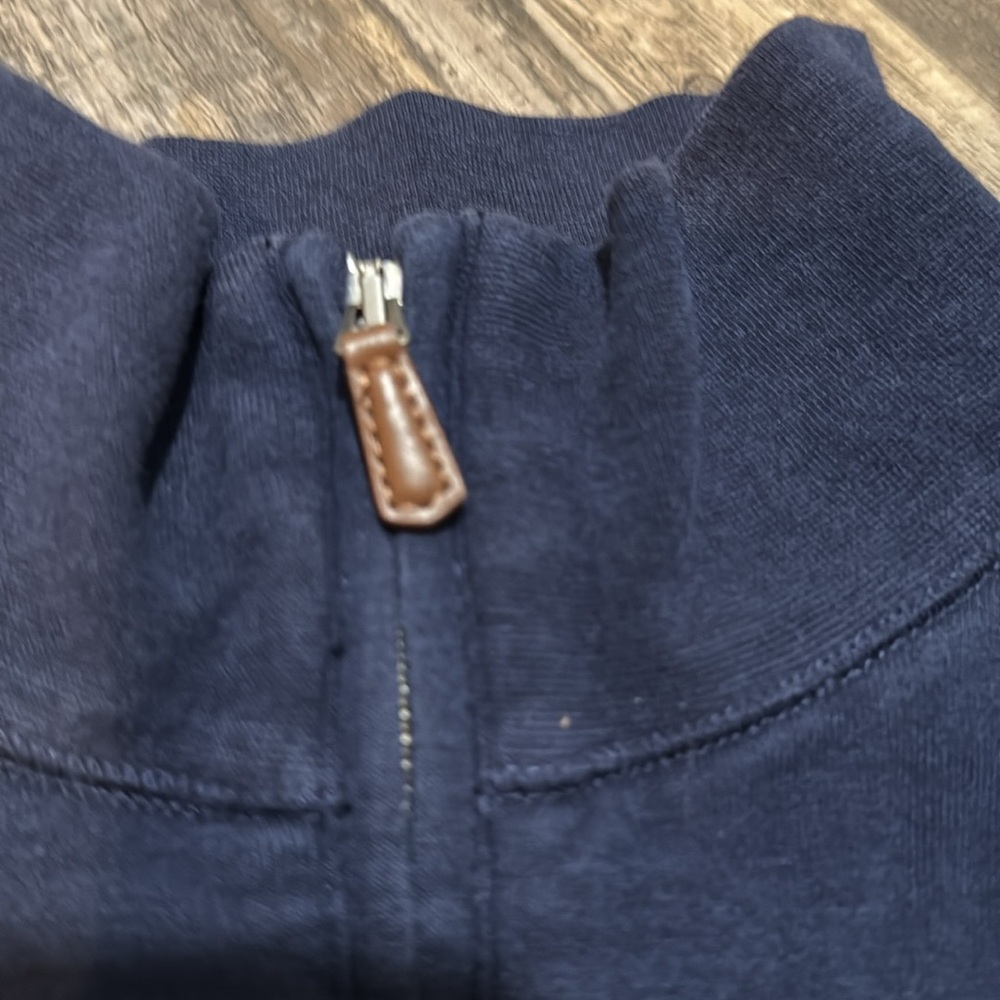 Navy Adult Medium Polo Pullover - Picture 3 of 6